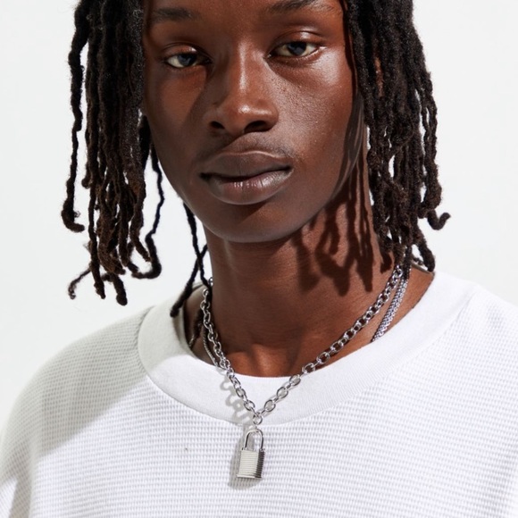 Urban Outfitters Jewelry - Riakoob padlock chain necklace